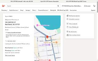 Walgreens of Red Bank website