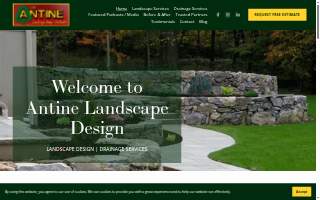Antine Landscape Design website