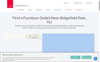 CORT Furniture Outlet of Ridgefield Park website