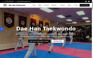 Daehan Taekwondo Ridgefield website