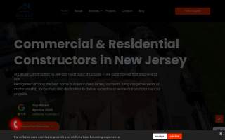 Deluxe Construction NJ LLC website
