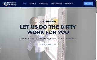 Mia's Cool Cleaning website