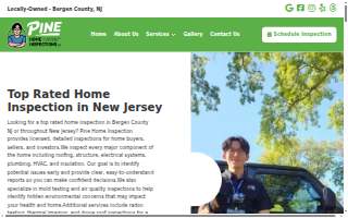 Pine Home Inspection LLC of Cliffside Park website