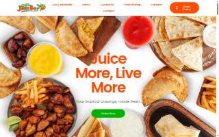 Tropical Juice Bar website
