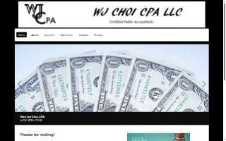WJ CHOI CPA 最优制会计师 website