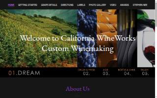 California WineWorks of Ridgewood website