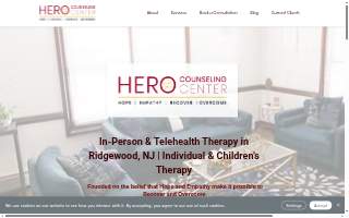 HERO Counseling Center website