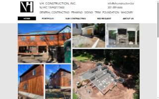 VH Construction Inc website