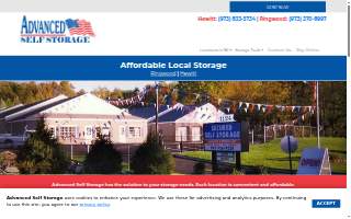 Advanced Self Storage website
