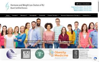 Hormone and Weight Loss Doctors of NJ website