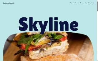 Skyline Luncheonette website