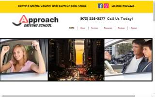 Approach Driving School website