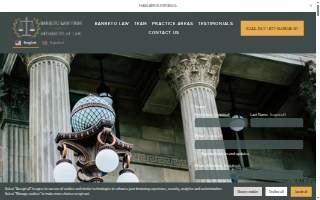 Barreto Law Firm LLC website