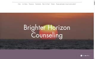 Brighter Horizon Counseling, LLC website