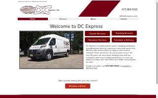 DC Express Courier Service website
