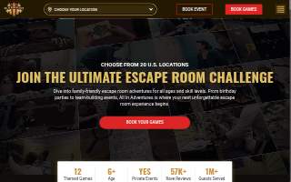 Escape the Mystery Room of Rockaway website
