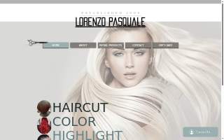 Lorenzo Pasquale Hair Design website