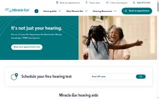Miracle-Ear Hearing Aid Center of Rockaway website