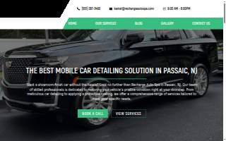 Recharge Auto Spa - Rockaway Hand Car Wash & Auto Detail Boutique website