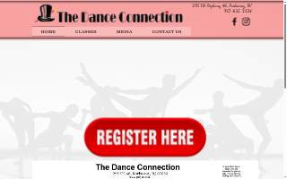 The Dance Connection website