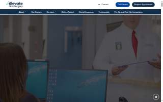 Elevate Oral Surgery website