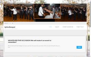 Sphinx Banquet & Catering Center website