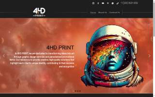 4HD PRINT website