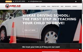 Aiskae Driving School website