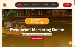 Eighty6 - A Design & Marketing Company website