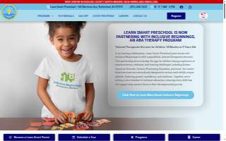 Learn Smart Preschool website
