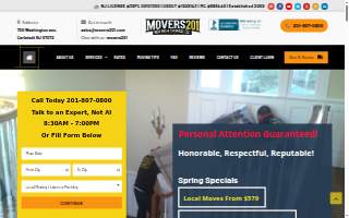 Movers 201 website