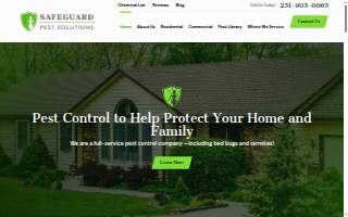 SafeGuard Pest Solutions Rutherford NJ website