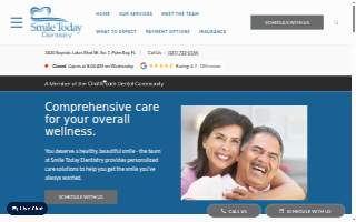 Smile Today Dentistry of Rutherford website