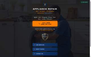 Astre Appliance Service website