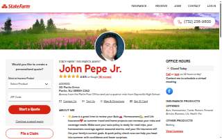 John Pepe Jr. State Farm Insurance Agent of Sayreville website