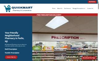 QuickMart Pharmacy & Convenience website