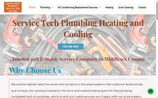 Serv Tech Plumbing Heating & Cooling website