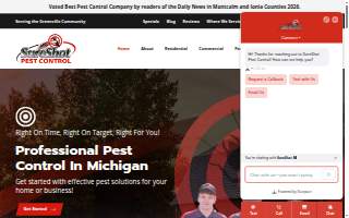 Sure Shot Pest Control of Sayreville website