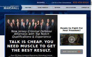 The Law Offices of Jonathan F. Marshall website