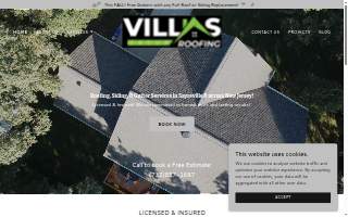 Villas Group Roofing of Sayreville website
