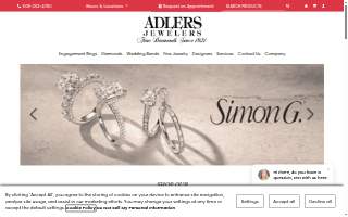 Adlers Jewelers of Scotch Plains website