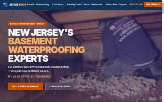 Jersey Dry Waterproofing of Scotch Plains website