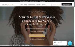 Mims Optique website