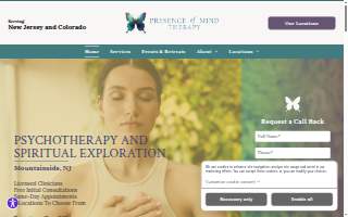 Presence of Mind Therapy website