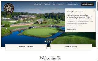 Shackamaxon Country Club Weddings & Events website