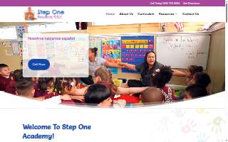 Step One Academy website