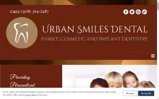 Urban Smiles Dental P.A website