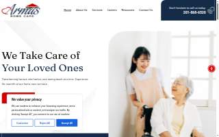 Armas Home Care, Inc. of Secaucus website