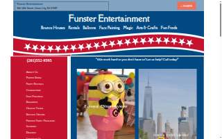 Funster Entertainment and Party Rentals of Secaucus website