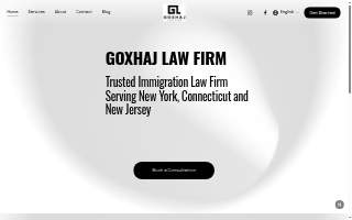 GOXHAJ Law Firm PLLC website